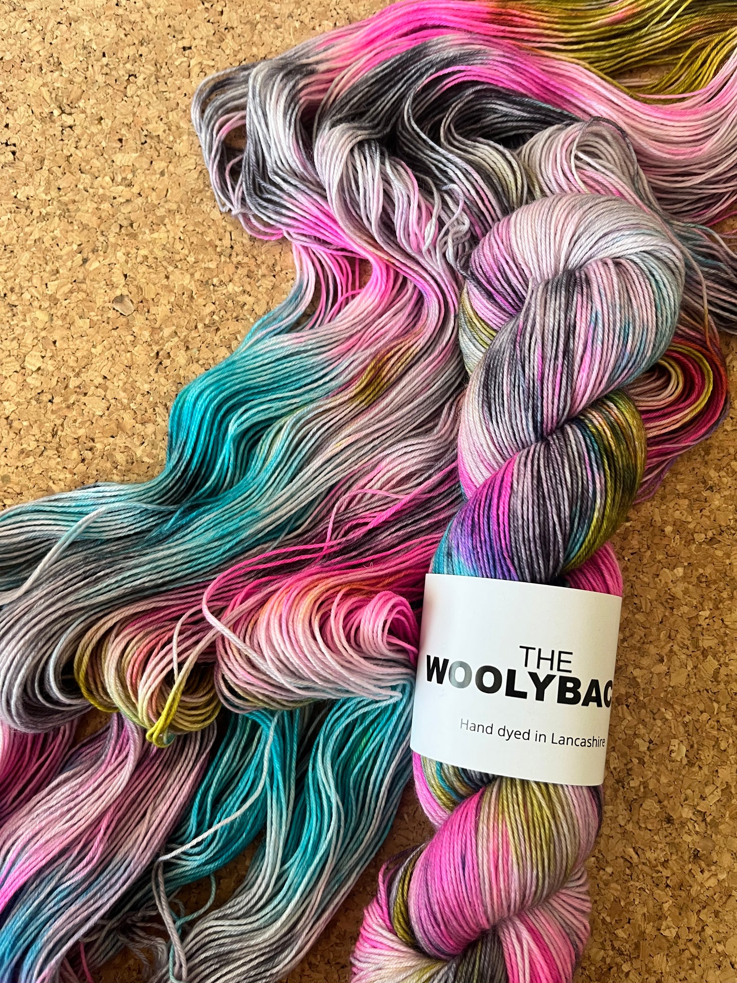 'Happy Hour' - BFL sock yarn, 75/25 - 100g