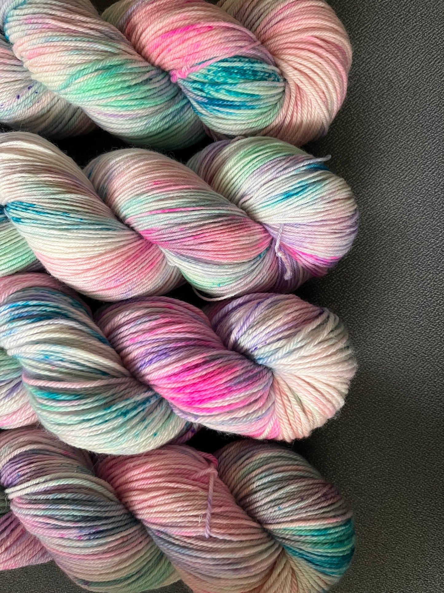 ‘She’s Electric’ - 100g hand dyed yarn - available on BFL DK and BFL sock