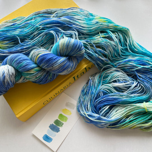 'The Coast of Amalfi' - 100% Superwash Merino DK or BFL sock